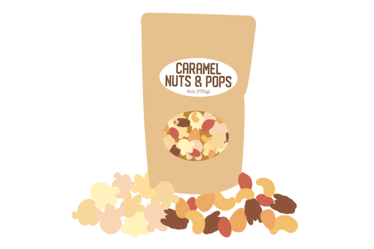 Caramel Nuts & Pops